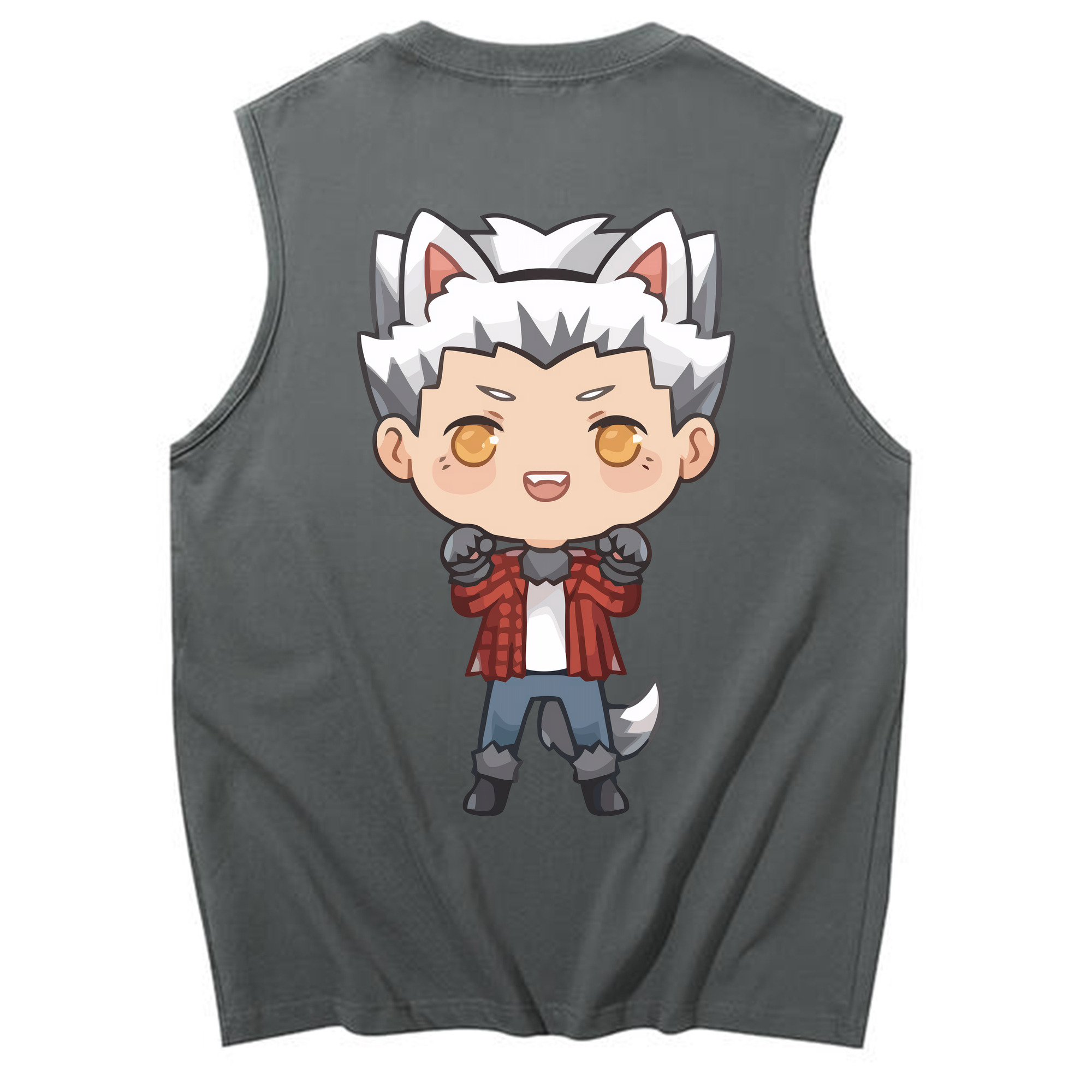 （画像用） ハイキュー!! Haikyu!! コットン100％タンクトップ（背面プリント）
